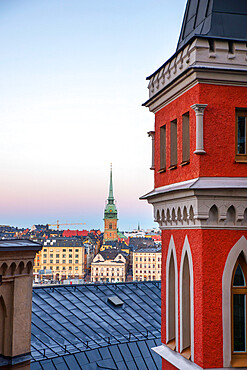 View of Stockholm from Mariahissen Lookout, Stockholm, Sweden, Scandinavia, Europe