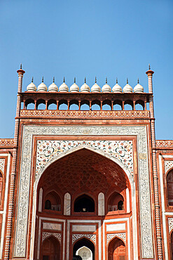 Royal Gate, Taj Mahal, UNESCO World Heritage Site, Agra, Uttar Pradesh, India, Asia