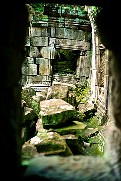 Ancient ruins of Preah Khan Temple, Angkor, Siem Reap, Cambodia