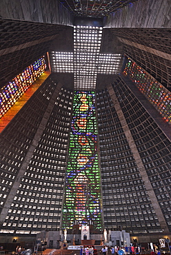 Metropolitan Cathedral in Rio de Janeiro, Brazil