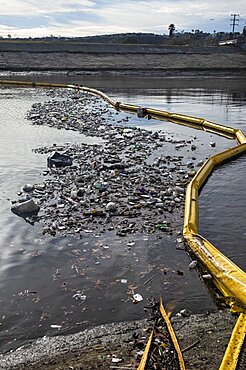 Garbage Boom along Ballona Creek