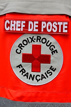 Red Cross volunteer.