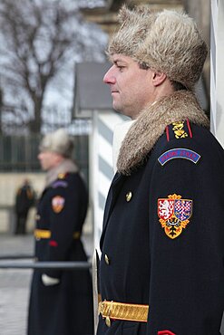 Guard, Prague Castle.