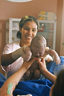 Baby Being Delivered