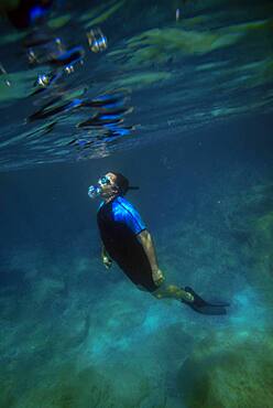 Snorkeling in Isla Santa Catalina, Gulf of California, Mexico