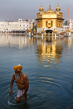 In the Golden Temple complex in Amritsar