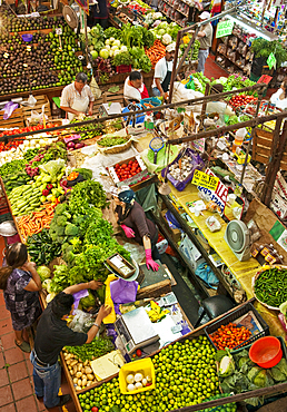 Produce stand at Mercado Libertad, Guadalajara, Mexico.