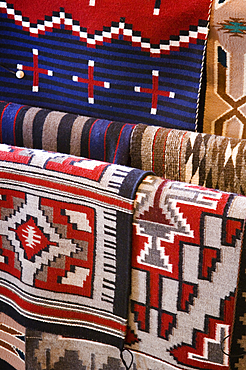 Navajo blankets at Hubbell Trading Post National Historic Site, Arizona.