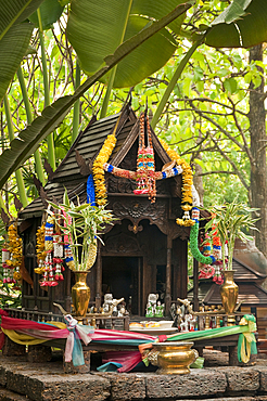 Buddhist shrine at the Four Seasons Resort, Chiang Mai, Thailand.