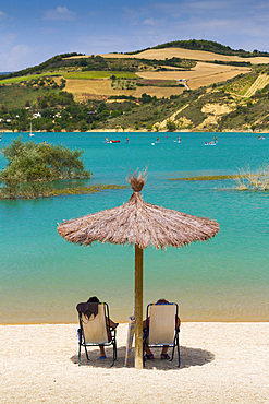 Alloz reservoir. Navarre, Spain, Europe