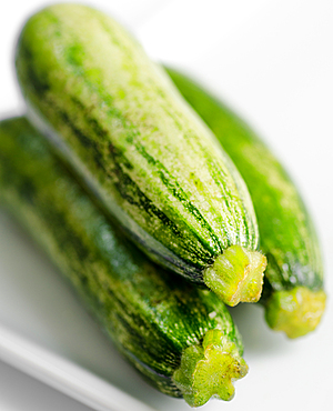 zucchini in a macro shot