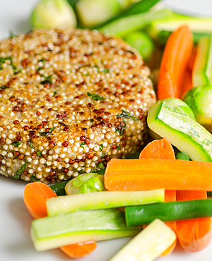 Quinoa burger