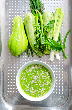 soup of green vegetables