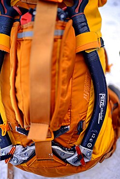 Ice Climbing in Pyha, Lapland, Finland