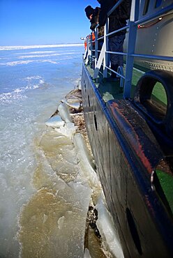 Sampo Icebreaker cruise, an authentic Finnish icebreaker turned into touristic attraction in Kemi, Lapland