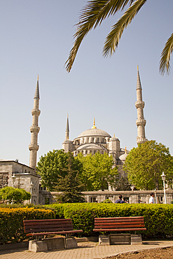 Sultanahmet Mosque, also known as the Blue Mosque and Sultan Ahmed Mosque, Istanbul, Turkey