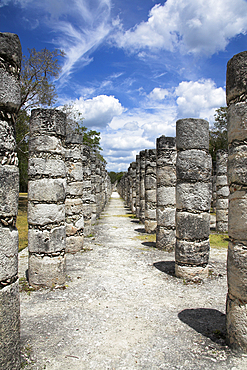 Group of the Thousand Columns, Chichen Itza Archaeological Site, Chichen Itza, Yucatan State, Mexico