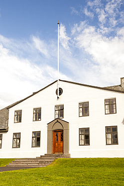 Government House, Prime Minister,??s Office, (Stjornarradid and Stjornarradshusid), Laekjargata, Reykjavik, Iceland