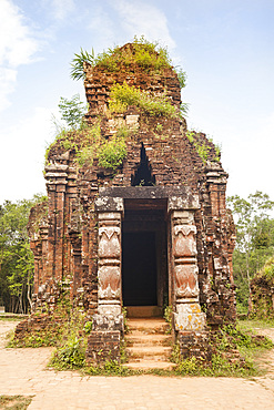 A kalan, an historic building at My Son, Quang Nam province, Vietnam