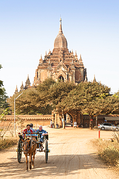 Htilominlo Temple, Old Bagan, Bagan, Myanmar, (Burma)