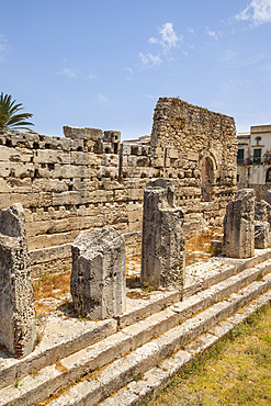 Temple of Apollo, Tempio Di Apollo, Ortygia, Syracuse, Sicily, Italy