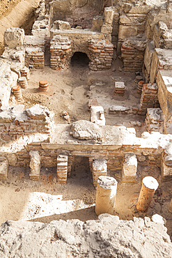 Archaeological site of a Roman bath, beside the National Gardens and Zappeion, Athens, Greece