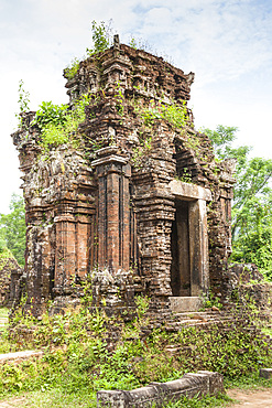 An historic building at My Son, Quang Nam province, Vietnam