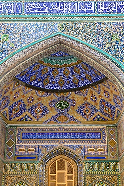 tiles of the hazrat ali mosque  in Mazar-i-sharif (afghanistan)