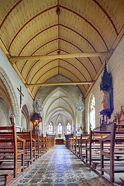 Saint-Goustan church, town of Auray, departement of Morbihan, Brittany, France