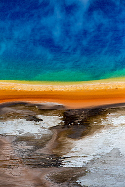 Grand Prismatic Spring in Yellowstone National Park, United States