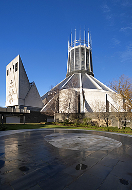 Liverpool Metropolitan Cathedral of Christ the King, Liverpool City Centre, Liverpool, Merseyside, England, United Kingdom, Europe