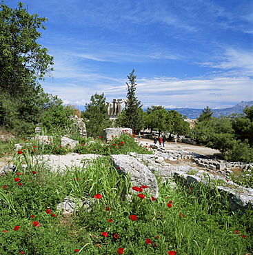 Temple of Apollo, Corinth, Greece, Europe