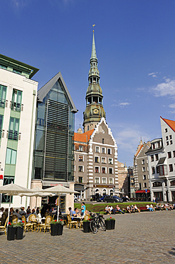 City Hall Square, Ratslaukums, Riga, Latvia, Baltic region, Europe