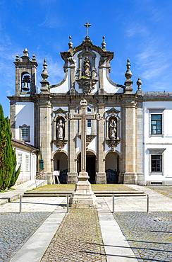 Church former convent, Convento de Santo António dos Capuchos, city of Guimaraes, northern Portugal, Europe