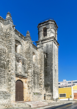 Former church, Spanish architecture, Ex-Templo de San Jose built 1716, Campeche City, UNESCO World Heritage Site, Campeche State, Mexico, North America