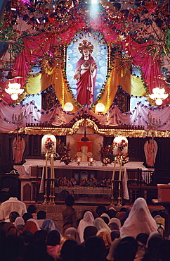 St. Sebastian church, Cochin, Kerala state, India, Asia