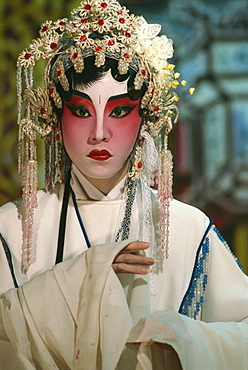 Chinese opera actors perform all year round, Singapore, Southeast Asia, Asia