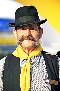 Man in traditional costume, Festa de Santo Antonio (Lisbon Festival), Lisbon, Portugal, Europe