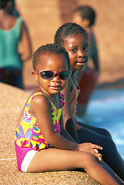 Kids at the Marine Parade, Durban, South Africa, Africa