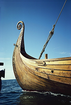 Replica of 9th century Viking ship, Oseberg, Norway, Scandinavia, Europe