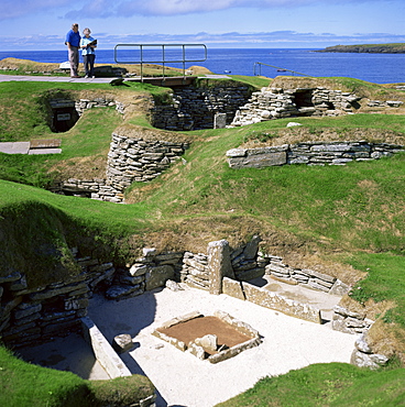 Skara Brae, Mainland, Orkneys, Scotland, United Kingdom, Europe