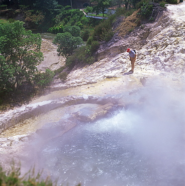 Hot springs, Furnas, island of Sao Miguel, Azores, Portugal, Europe