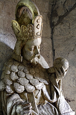 Tomb of Charles IV of Bohemia and Moravia, Palais des Papes, UNESCO World Heritage Site, Avignon, Rhone Valley, Provence, France, Europe