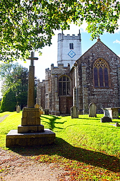 St. Winifred's church dating from the 15th century, Manaton, Dartmoor, Devon, England, United Kingdom, Europe 