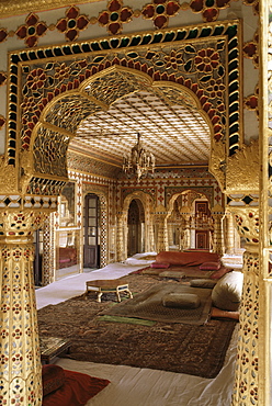 The Audience Hall, the City Palace, Jaipur, Rajasthan state, India, Asia