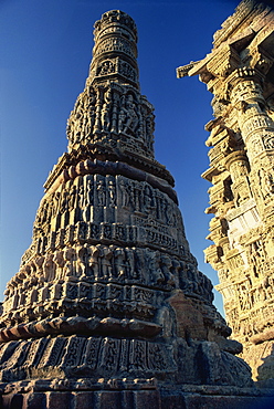 The Sun Temple, built by King Bhimbev in the 11th century, Modhera, Gujarat state, India, Asia