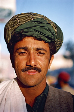 Portrait of a local tribesman in Quetta, Baluchistan, Pakistan, Asia