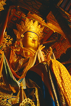 Statue of the Future Buddha, Qinghai, Tibet, China