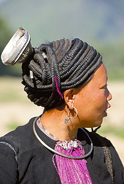 Dao woman, Tam Duong, north Vietnam, Indochina, Southeast Asia, Asia