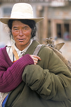 Tibetan Khampa at Manianggo, Sichuan Province, China, Asia